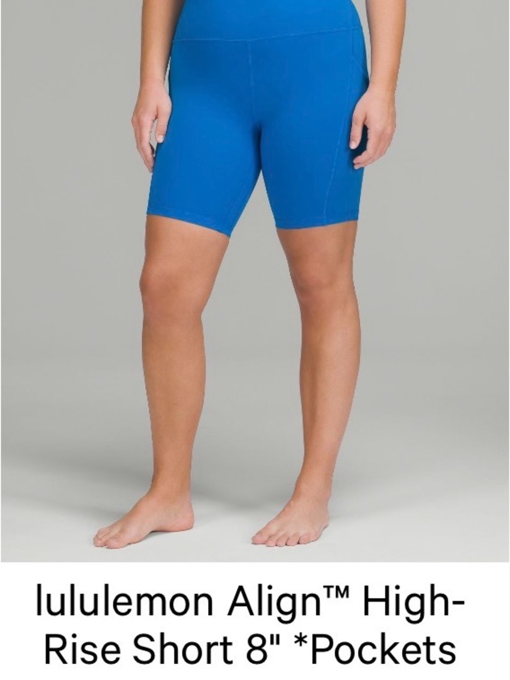 lululemon athletica Blue High-Rise Athletic Shorts